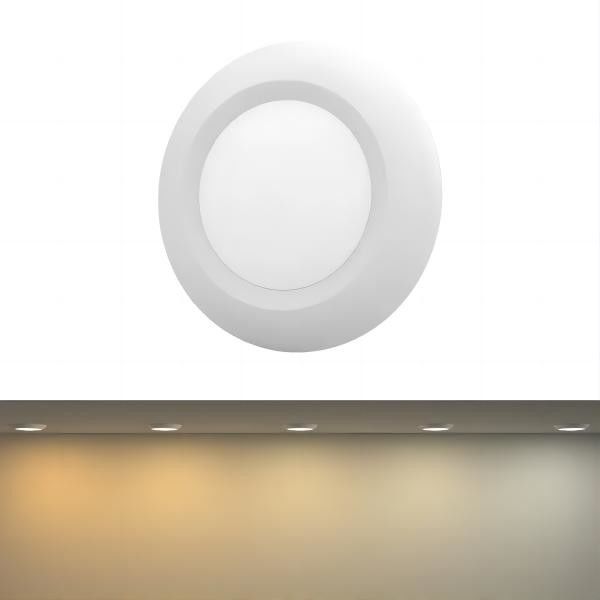 5/6 Inch Modern Led Pendant Disk Lights, Dimmable , 5cct Selectable, 12W EQV 110W ETL for Bedroom approval