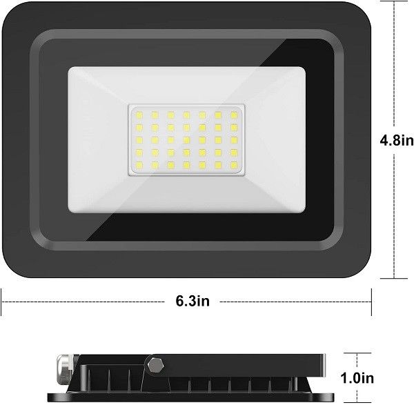 SMD Remote Control Outdoor Flood Light IP66  , 5000K 60w LED Flood Light