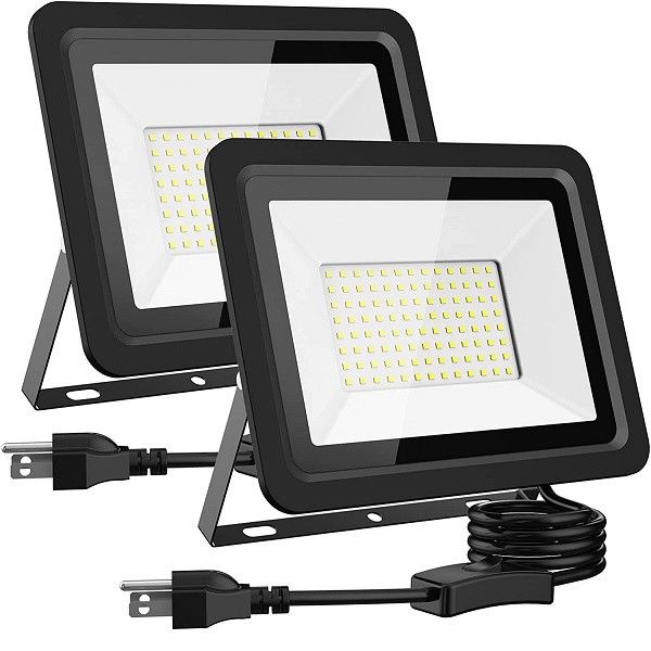 Super Bright Waterproof LED Flood Light 100W 10000lm Wifi Controlled For Yard
