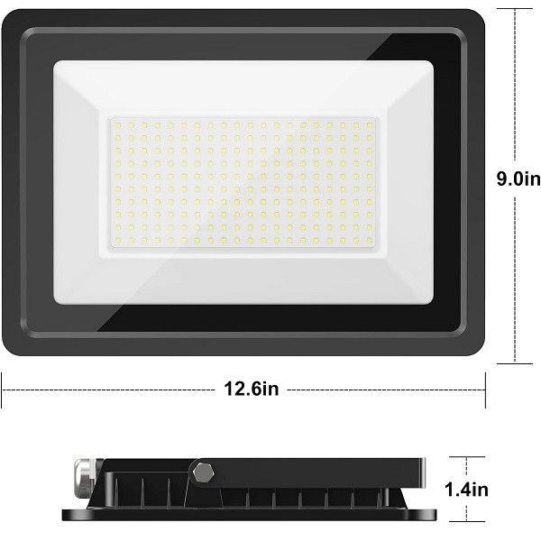Daylight White Waterproof LED Flood Light 200W 20000LM IP66 ETL Approved