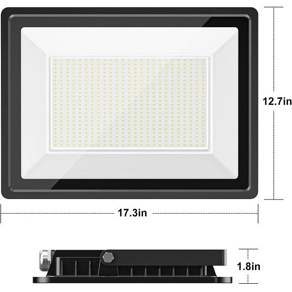 Outdoor Waterproof Industrial LED Flood Lights 500W 5000K Wifi Controlled