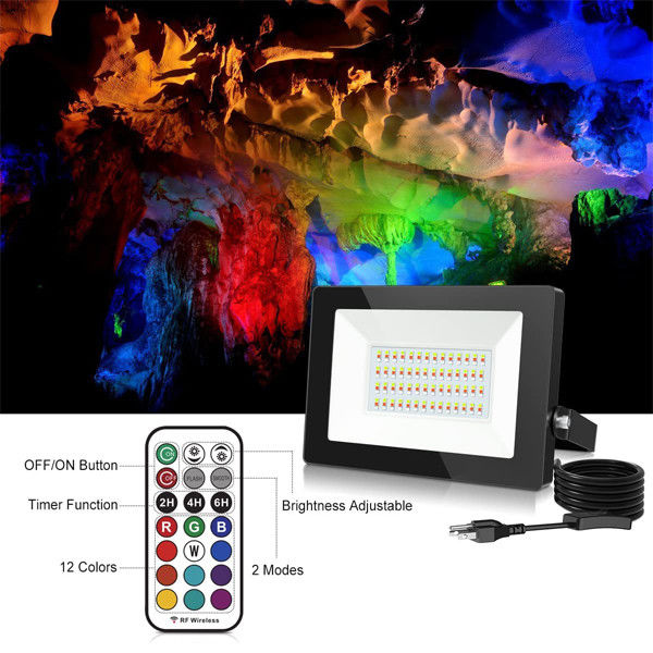SMD Waterproof Outdoor Flood Lights , IP66 100W Outdoor Rgb Flood Lights
