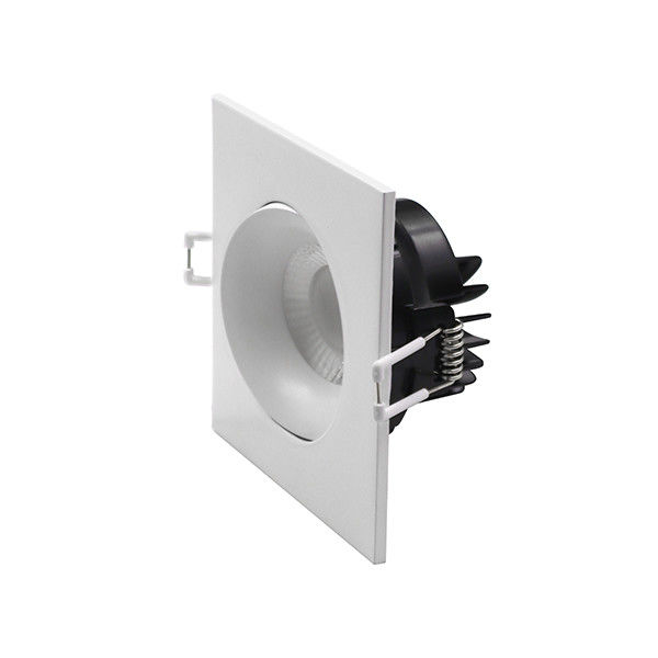 Residential Square Dimmable LED Downlights 3.5inch 9w 5cct Gimbal Cob Type