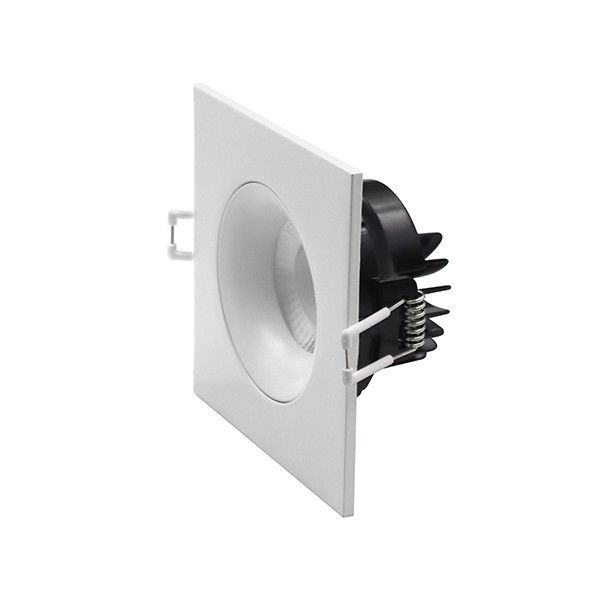Residential Square Dimmable LED Downlights 3.5inch 9w 5cct Gimbal Cob Type
