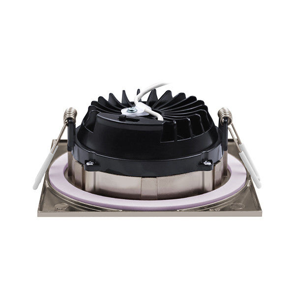 Square Low Profile Dimmable LED Downlights 4 Inches 12w 120v Residential