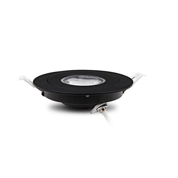 Matt Black Recessed Dimmable LED Downlights 3.5inch 9w 2700k Round