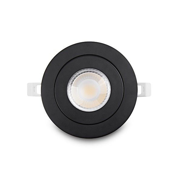 Matt Black Recessed Dimmable LED Downlights 3.5inch 9w 2700k Round