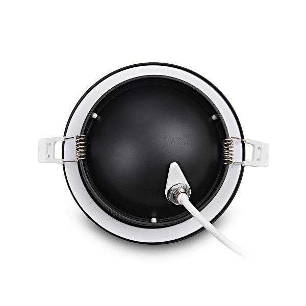 Matt Black Recessed Dimmable LED Downlights 3.5inch 9w 2700k Round